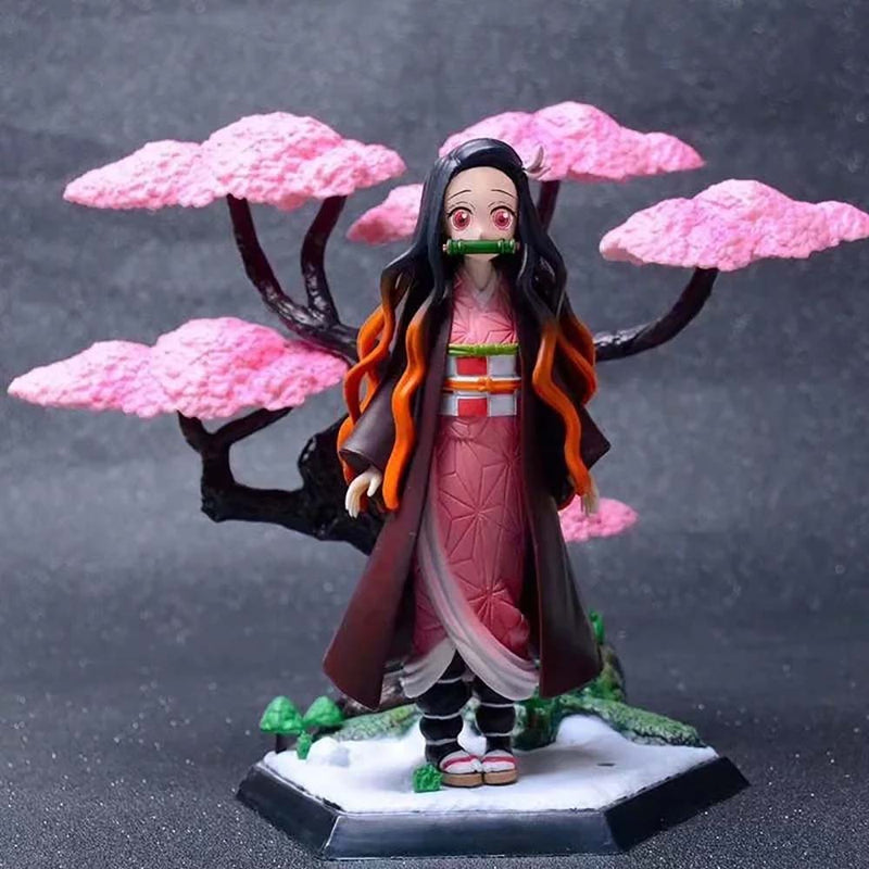 Demon Slayer Kamado Nezuko Action Figure Collectible Model Toy 19cm