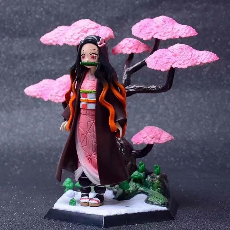 Demon Slayer Kamado Nezuko Action Figure Collectible Model Toy 19cm