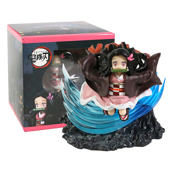 Demon Slayer Kamado Nezuko GK Action Figure Collectible Model Toy 10cm