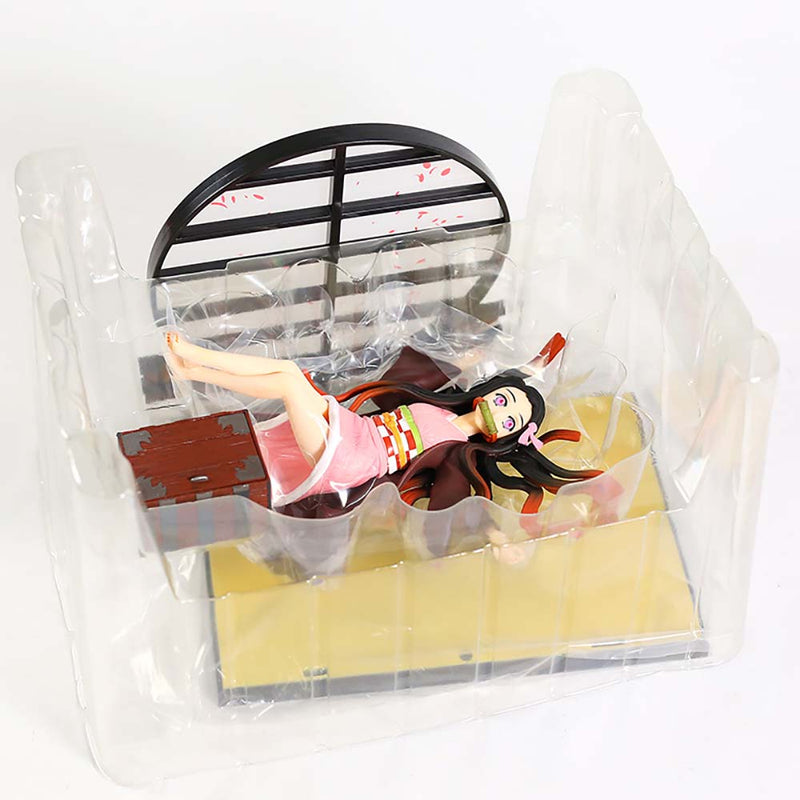 Demon Slayer Kamado Nezuko Lying Ver Action Figure Toy 17cm