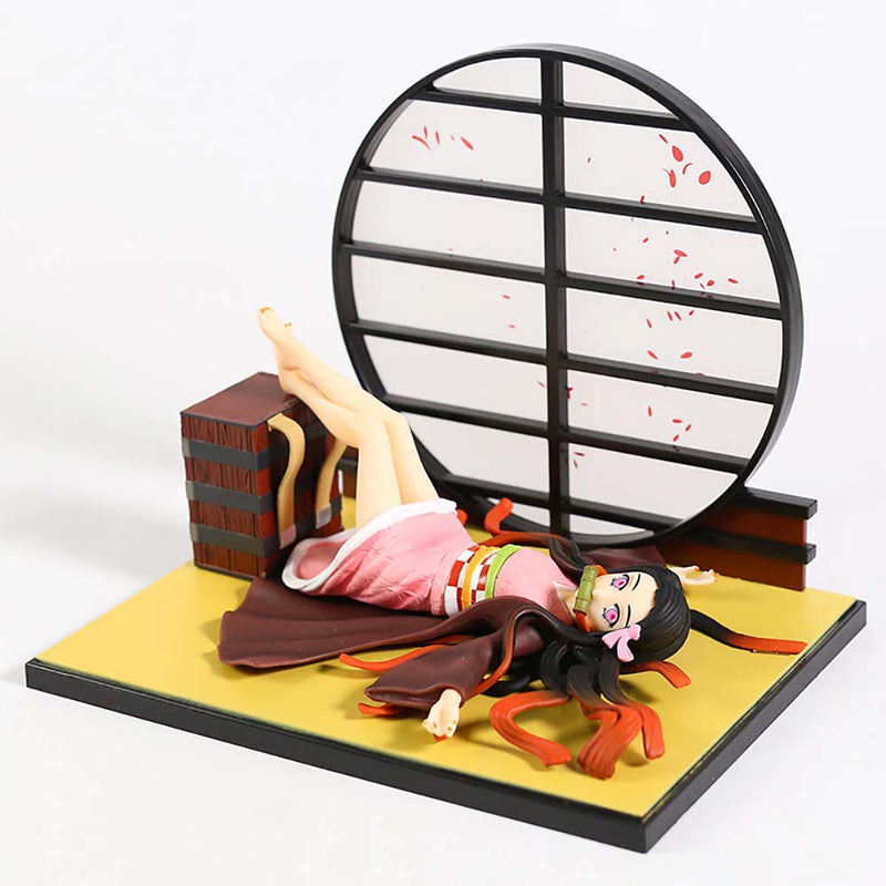 Demon Slayer Kamado Nezuko Lying Ver Action Figure Toy 17cm