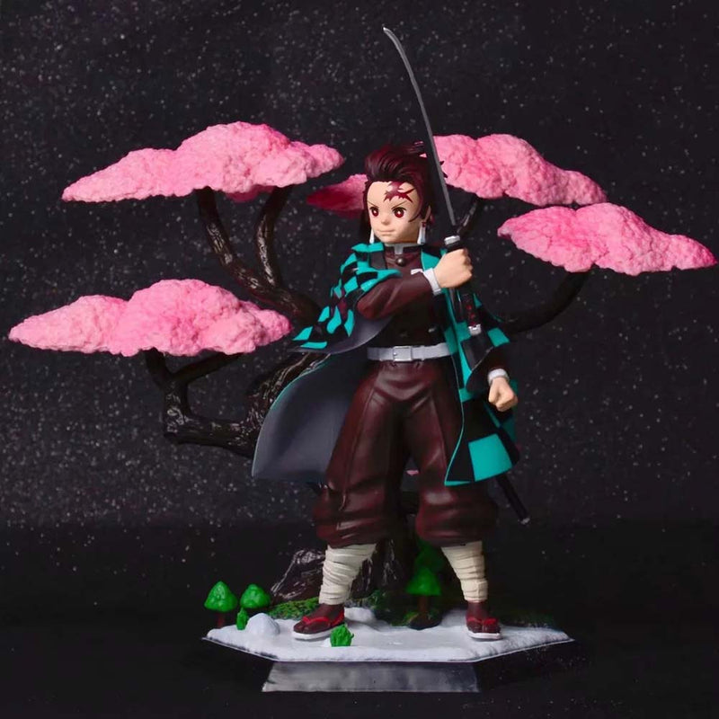 Demon Slayer Kamado Tanjirou Action Figure Collectible Model Toy 19cm