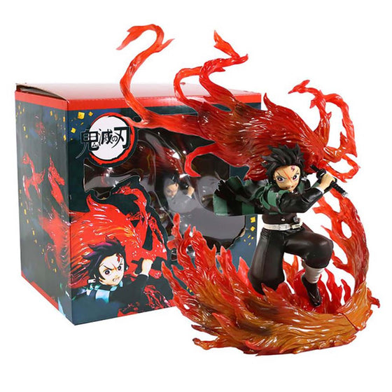 Demon Slayer Kamado Tanjirou Action Figure Collectible Model Toy 20cm