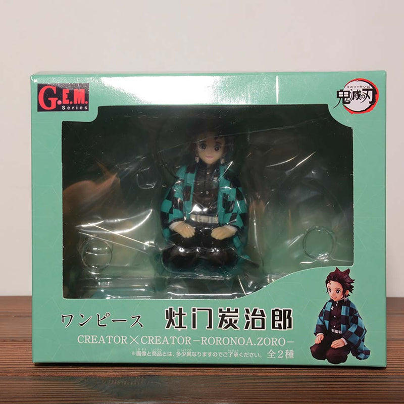 Demon Slayer Kamado Tanjirou Kneeling Ver Action Figure Model Toy 9cm