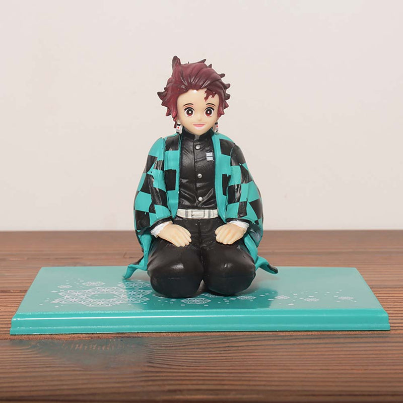 Demon Slayer Kamado Tanjirou Kneeling Ver Action Figure Model Toy 9cm