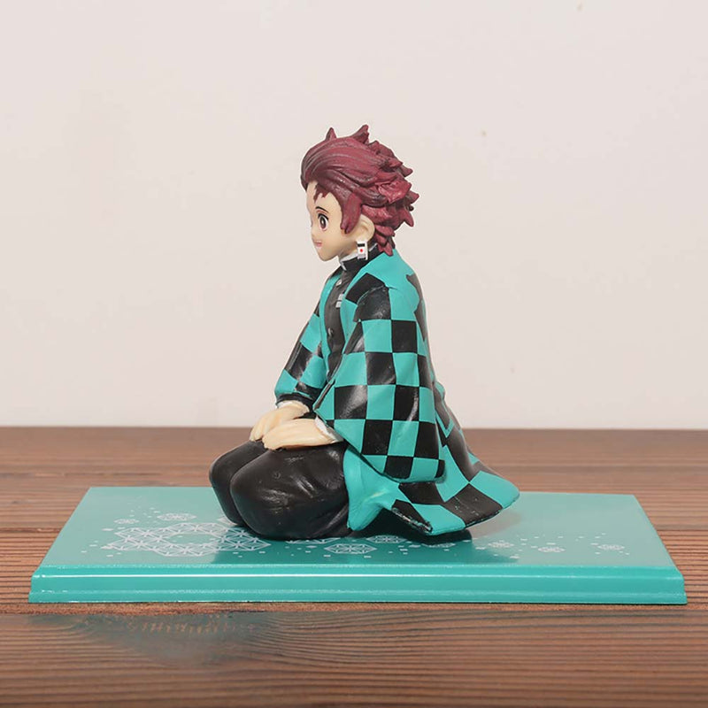 Demon Slayer Kamado Tanjirou Kneeling Ver Action Figure Model Toy 9cm