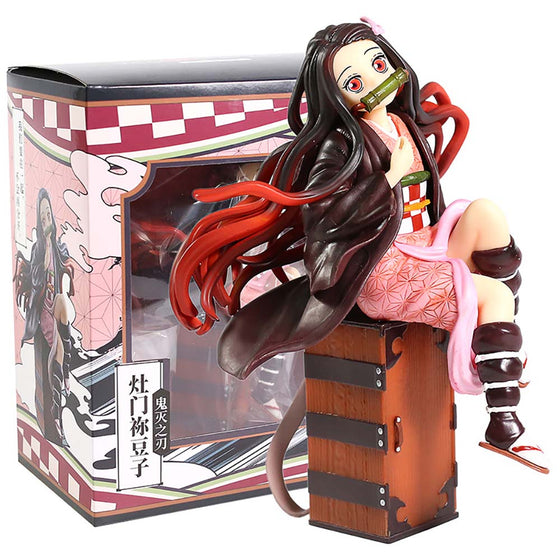 Demon Slayer Kimetsu No Yaiba Kamado Nezuko Action Figure Toy 17cm