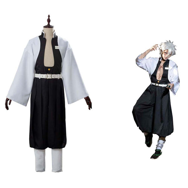 Demon Slayer Kimetsu no Yaiba Shinazugawa Sanemi Cosplay Kimono Suit