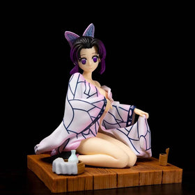 Demon Slayer Kochou Shinobu Action Figure Collectible Model Toy 17cm