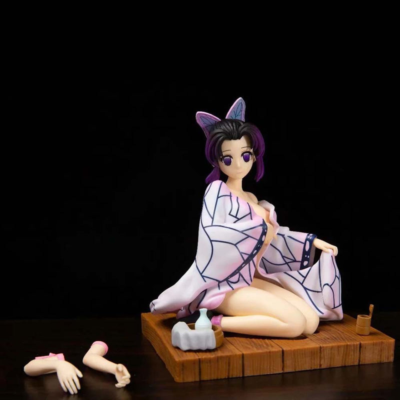 Demon Slayer Kochou Shinobu Action Figure Collectible Model Toy 17cm