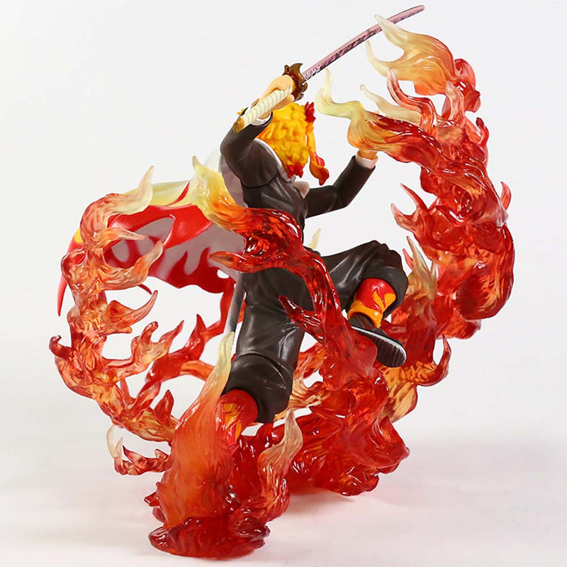 Demon Slayer Rengoku Kyoujurou Action Figure Collectible Model Toy 18cm