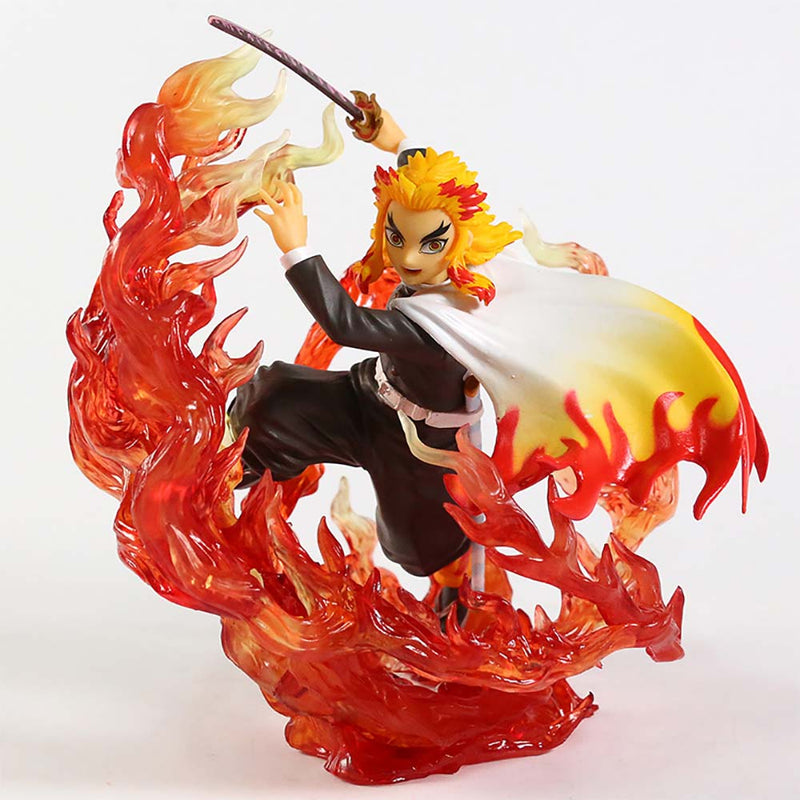 Demon Slayer Rengoku Kyoujurou Action Figure Collectible Model Toy 18cm