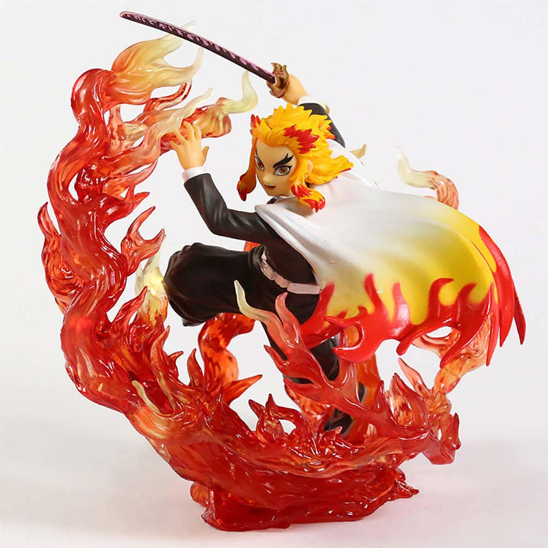 Demon Slayer Rengoku Kyoujurou Action Figure Collectible Model Toy 18cm