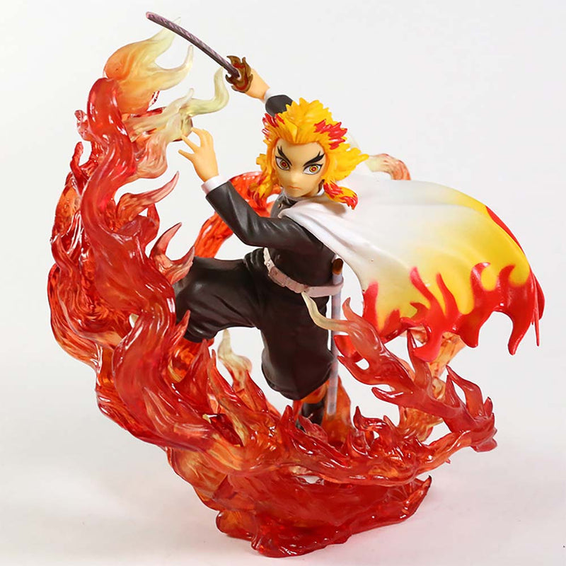 Demon Slayer Rengoku Kyoujurou Action Figure Collectible Model Toy 18cm