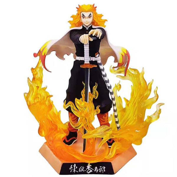 Demon Slayer Rengoku Kyoujurou Action Figure Model Toy 20cm