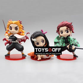 Demon Slayer Rengoku Kyoujurou Kamado Nezuko Kamado Tanjirou Action Figure