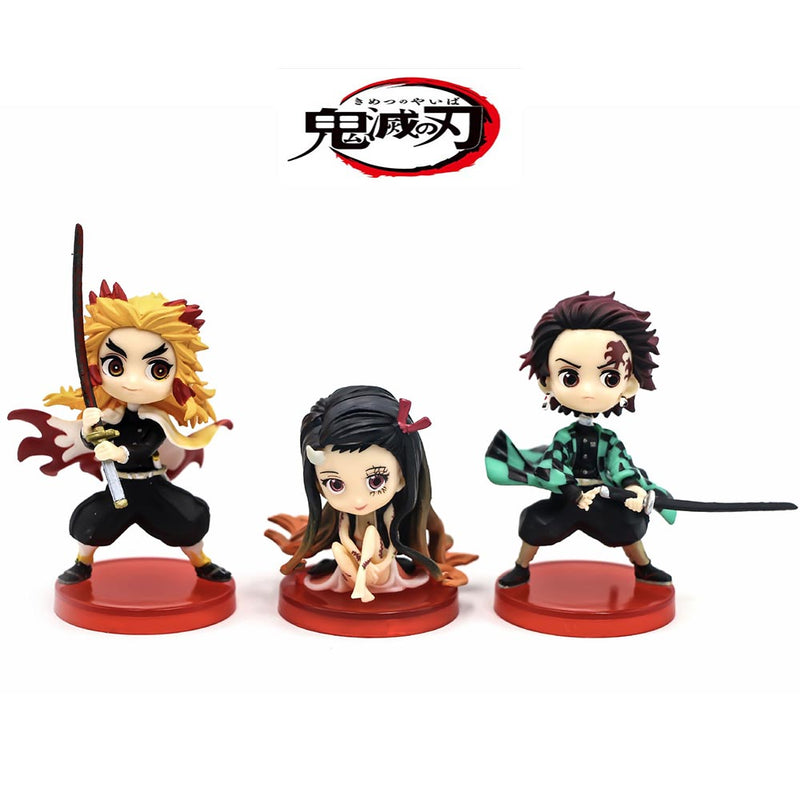 Demon Slayer Rengoku Kyoujurou Kamado Nezuko Kamado Tanjirou Action Figure