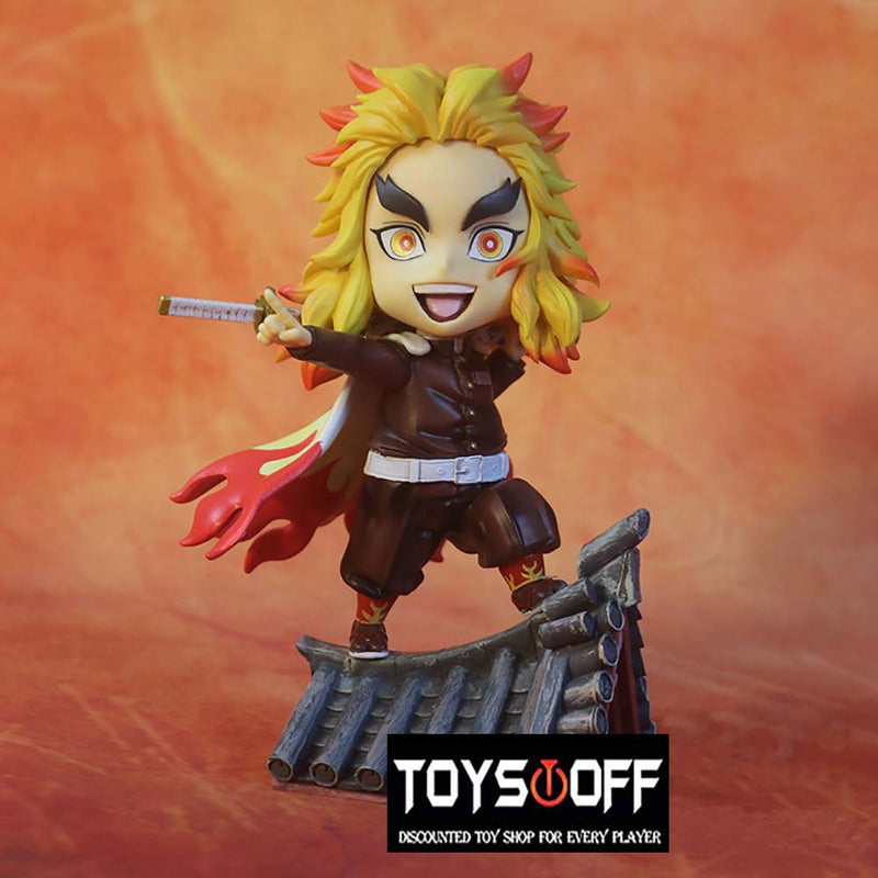 Demon Slayer Rengoku Kyoujurou Q Ver Action Figure Toy 18cm