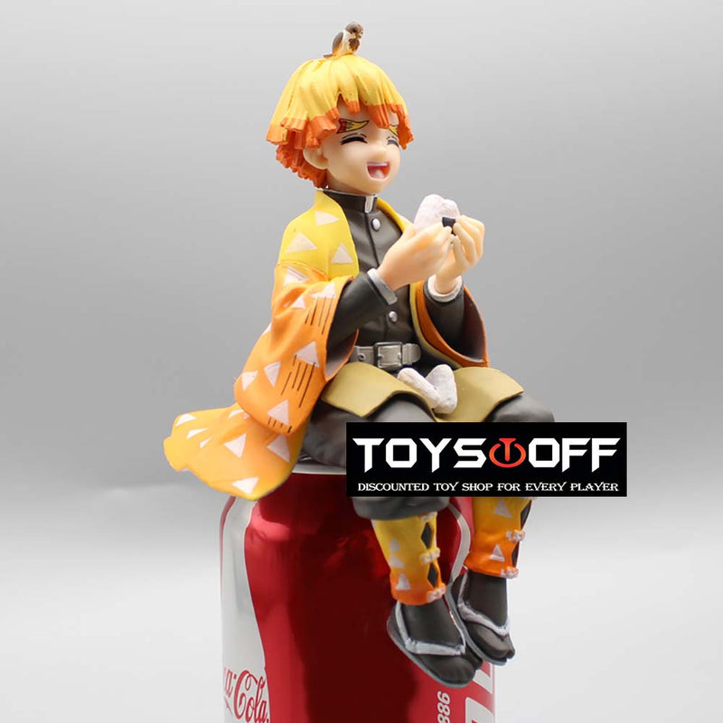 Demon Slayer Sitting Ver Agatsuma Zenitsu Action Figure Model Toy 14cm