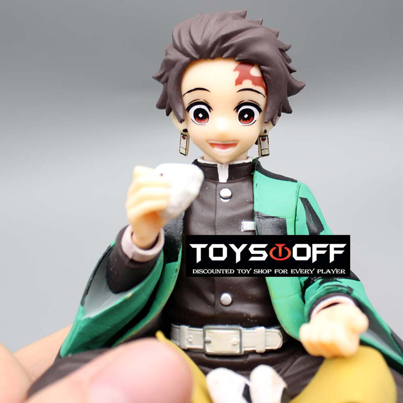 Demon Slayer Sitting Ver Kamado Tanjirou Action Figure Model Toy 10cm