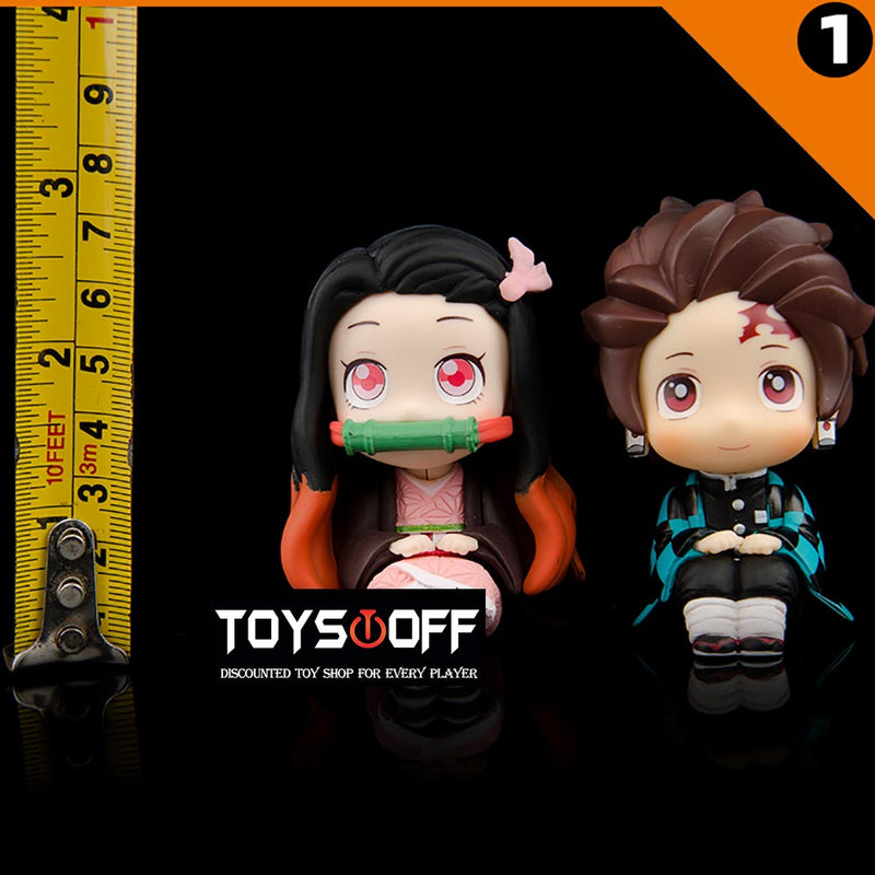 Demon Slayer Tanjirou Nezuko Q Ver Action Figure Model Toy 7cm