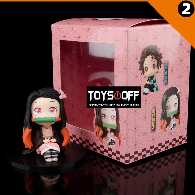 Demon Slayer Tanjirou Nezuko Q Ver Action Figure Model Toy 7cm