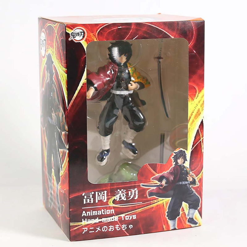 Demon Slayer Water Hashira Tomioka Giyuu Action Figure Model Toy 23cm