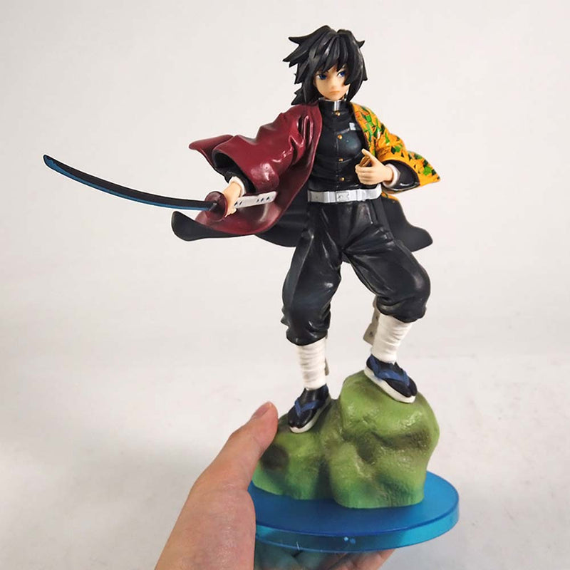 Demon Slayer Water Hashira Tomioka Giyuu Action Figure Model Toy 23cm