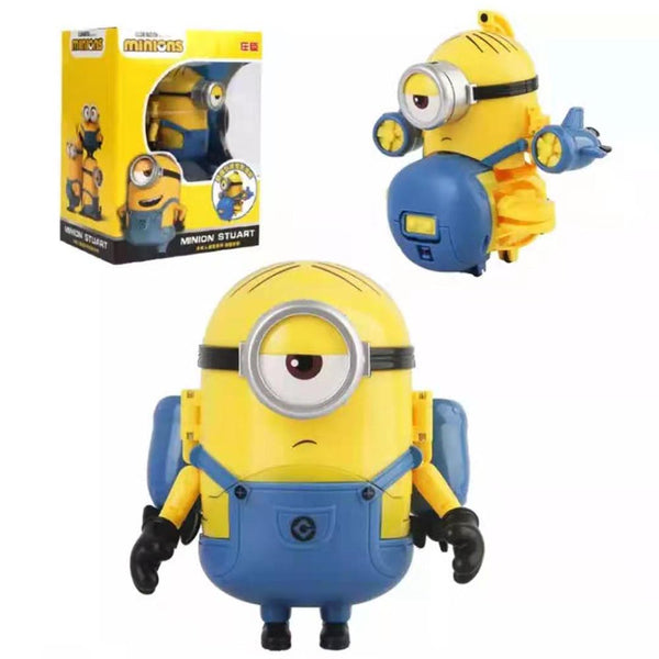 Despicable Me Minions Stuart Kevin Bob Deformation Kid Suit Toy