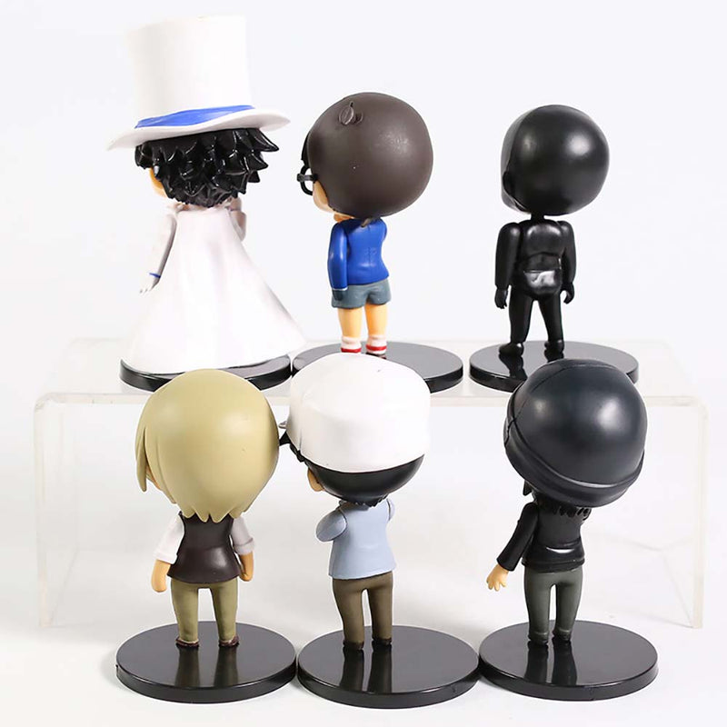 Detective Conan Q Ver Action Figure Collectible Model Toy 6pcs