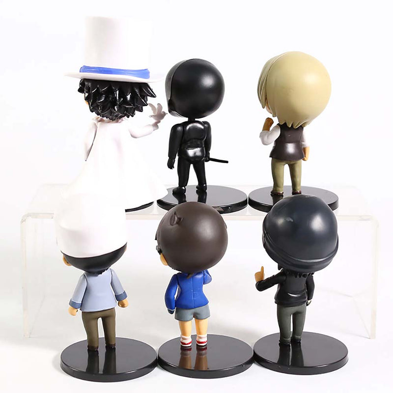 Detective Conan Q Ver Action Figure Collectible Model Toy 6pcs