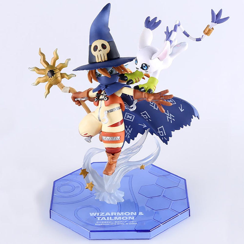 Digimon Adventure Wizarmon Tailmon Action Figure Model Toy 15cm