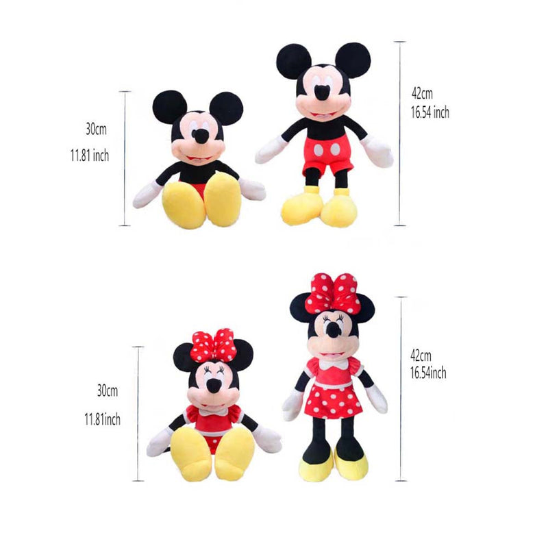 Cute Cartoon Mickey Mouse And Minne Plush Kid Toy