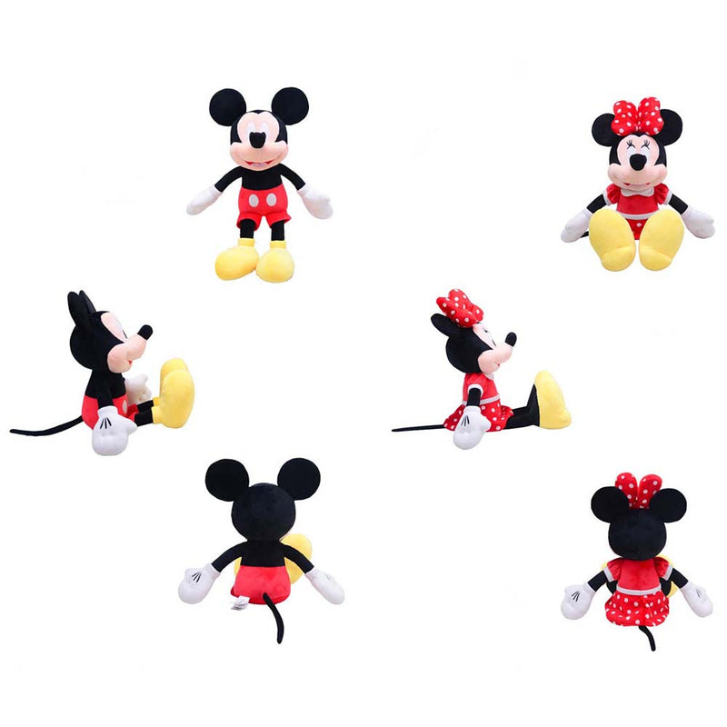 Cute Cartoon Mickey Mouse And Minne Plush Kid Toy