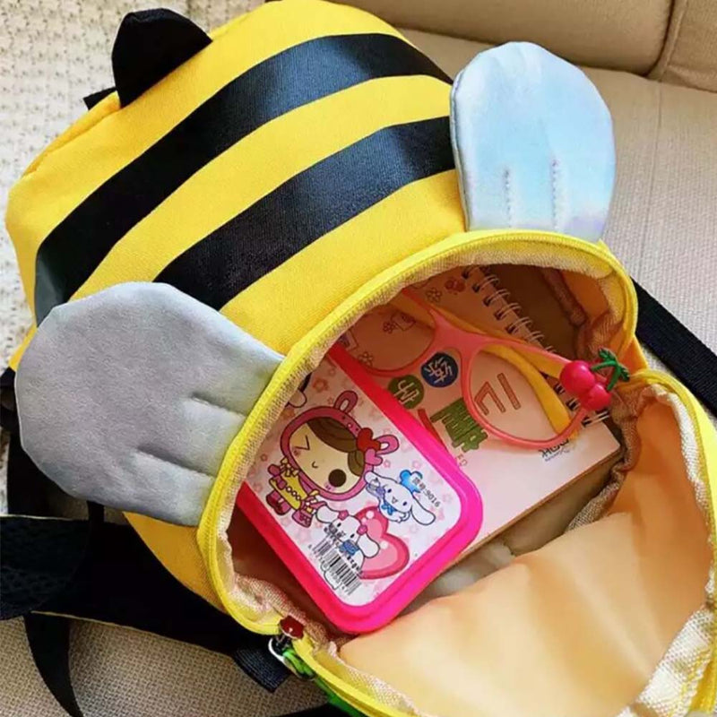 Disney Honeybee Style Baby Walking Traction Backpack Kindergarten Children's Schoolbag - Toysoff.com