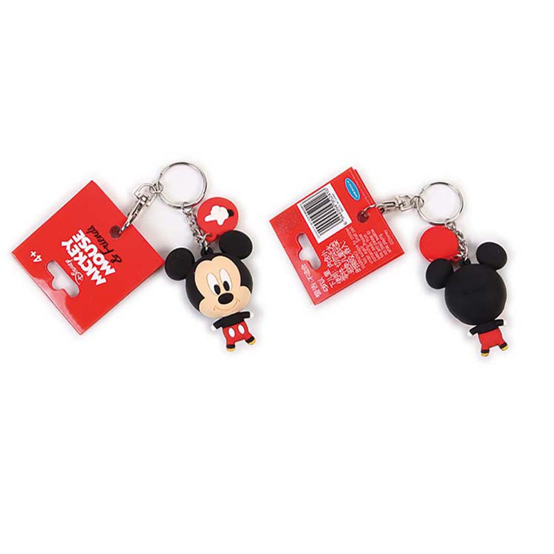 Mickey And Minnie Silica Gel Fashion Cartoon Mouse Keychain