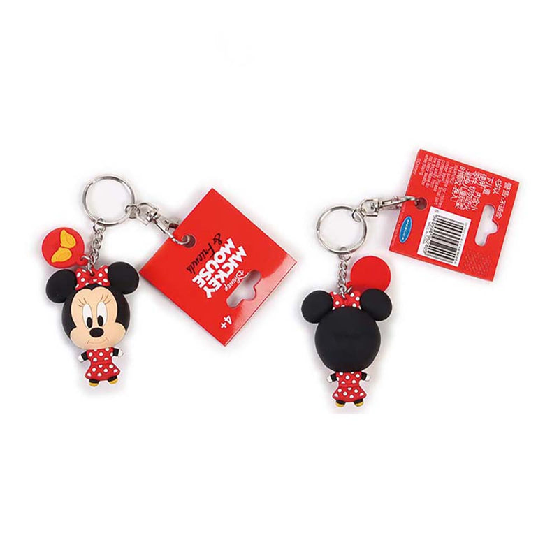 Mickey And Minnie Silica Gel Fashion Cartoon Mouse Keychain