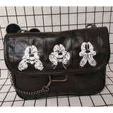 Disney Mickey Mouse Cute Printed PU Women Messenger Shoulder Bag - Toysoff.com