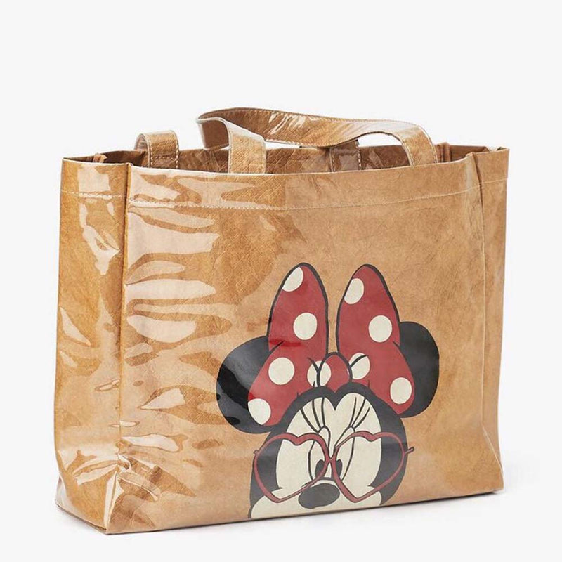 Disney Minnie Mouse Cartoon Ladies Large Capacity Shopping Shoulder Bag Handbag - Toysoff.com