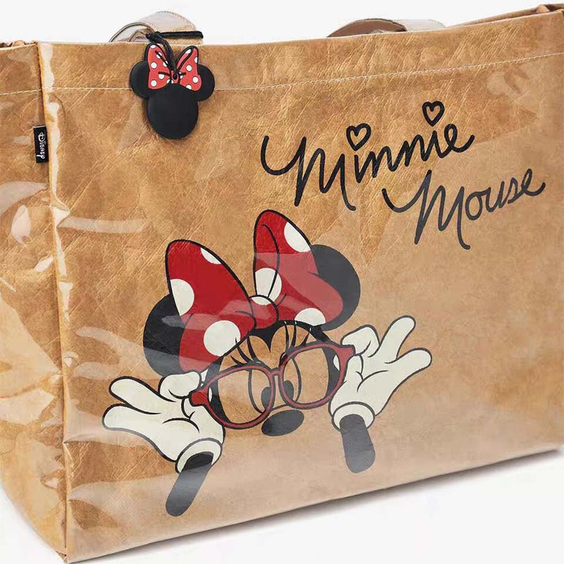 Disney Minnie Mouse Cartoon Ladies Large Capacity Shopping Shoulder Bag Handbag - Toysoff.com