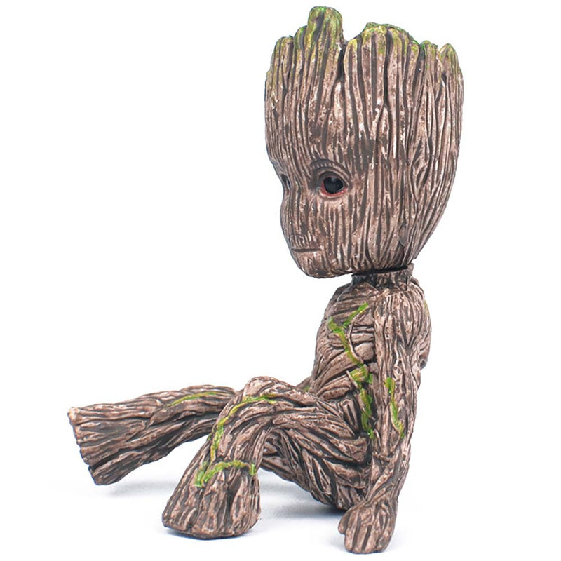 Sitting Tree Man Groot Action Figure Mini Toy 6cm