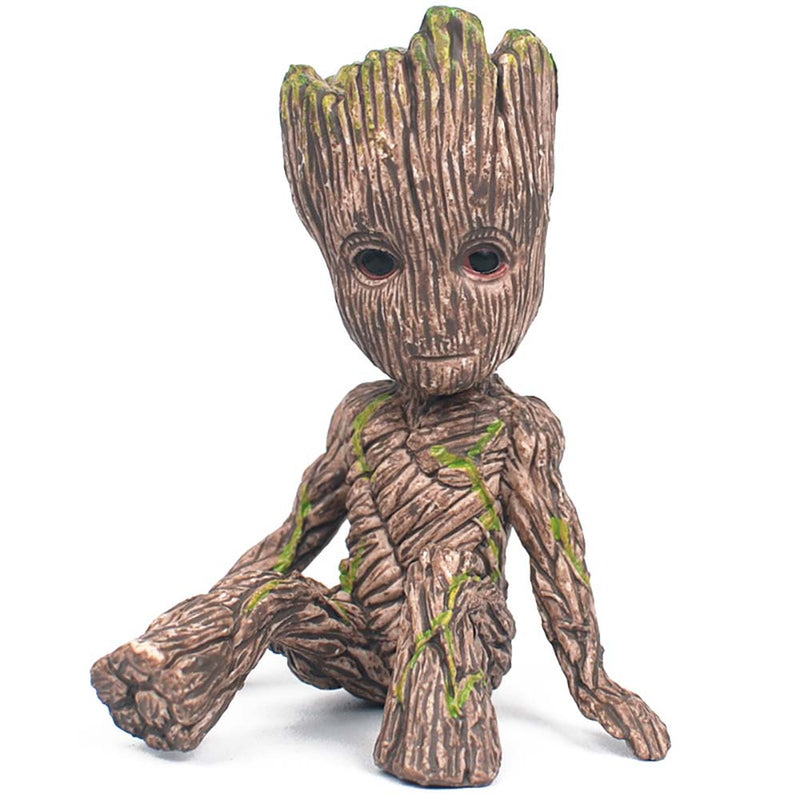 Sitting Tree Man Groot Action Figure Mini Toy 6cm