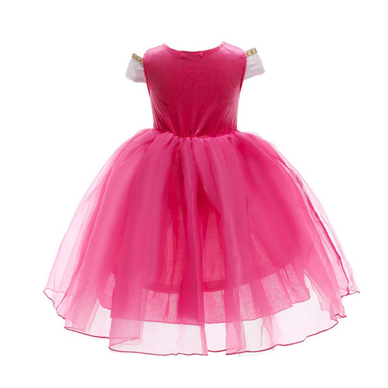 Sleeping Beauty Aurora Princess Dress Fancy Children Cosplay Costume