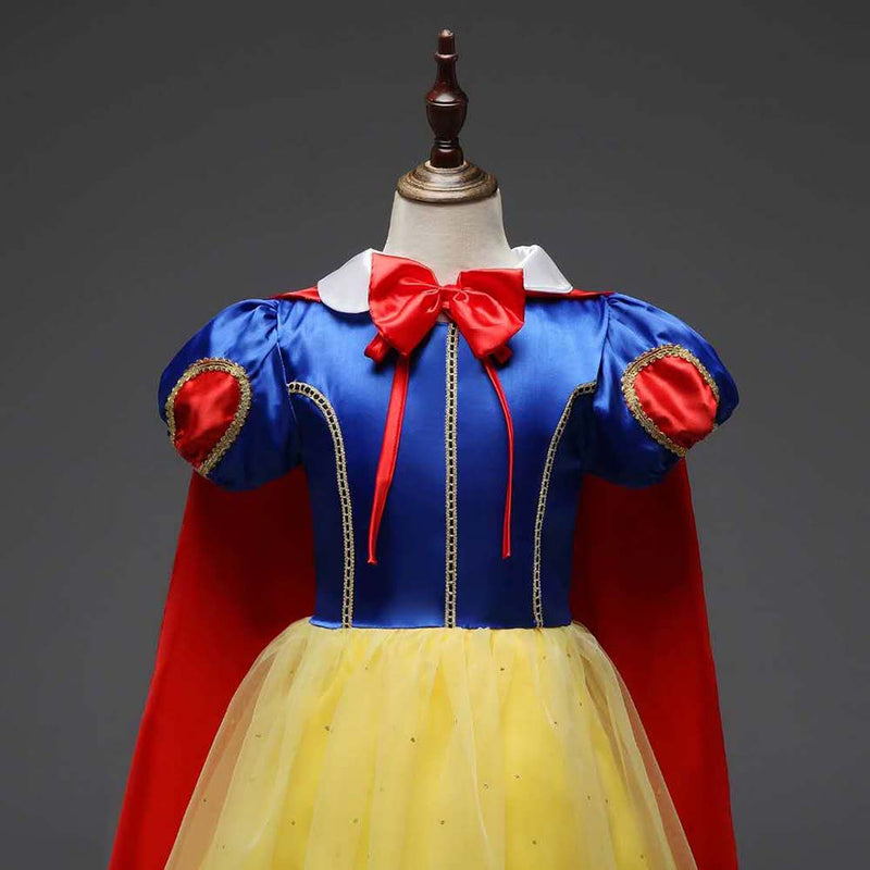 Snow White Princess Dress Children Cosplay Costume Full Set