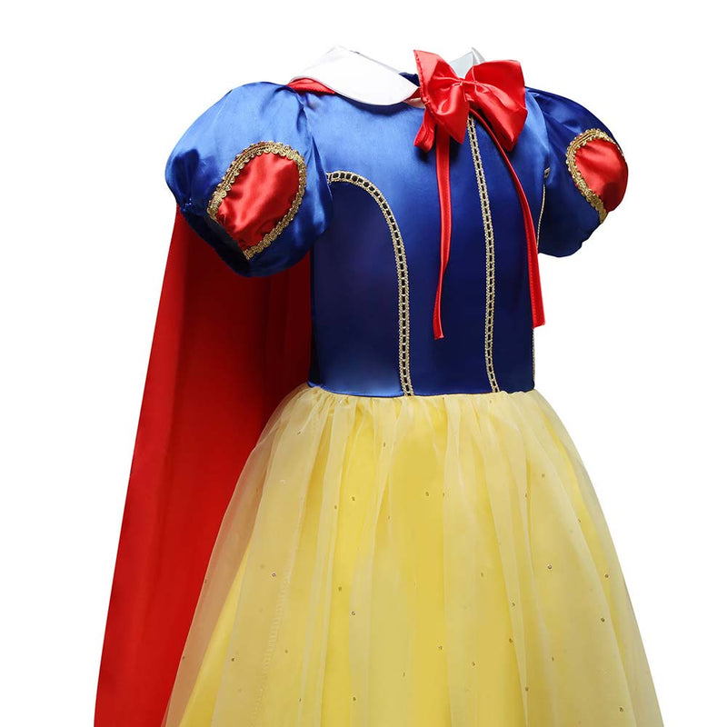 Snow White Princess Dress Children Cosplay Costume Full Set