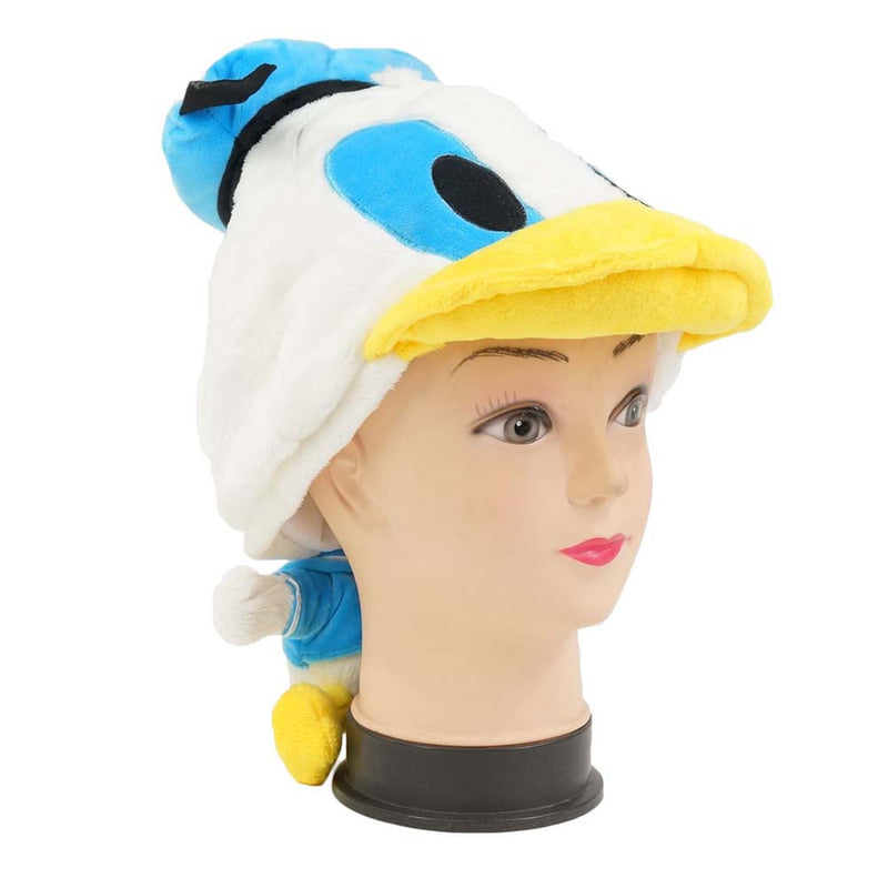 "Don"Donald Fauntleroy Duck Plush Warm Hat Party Funny Cosplay Prop