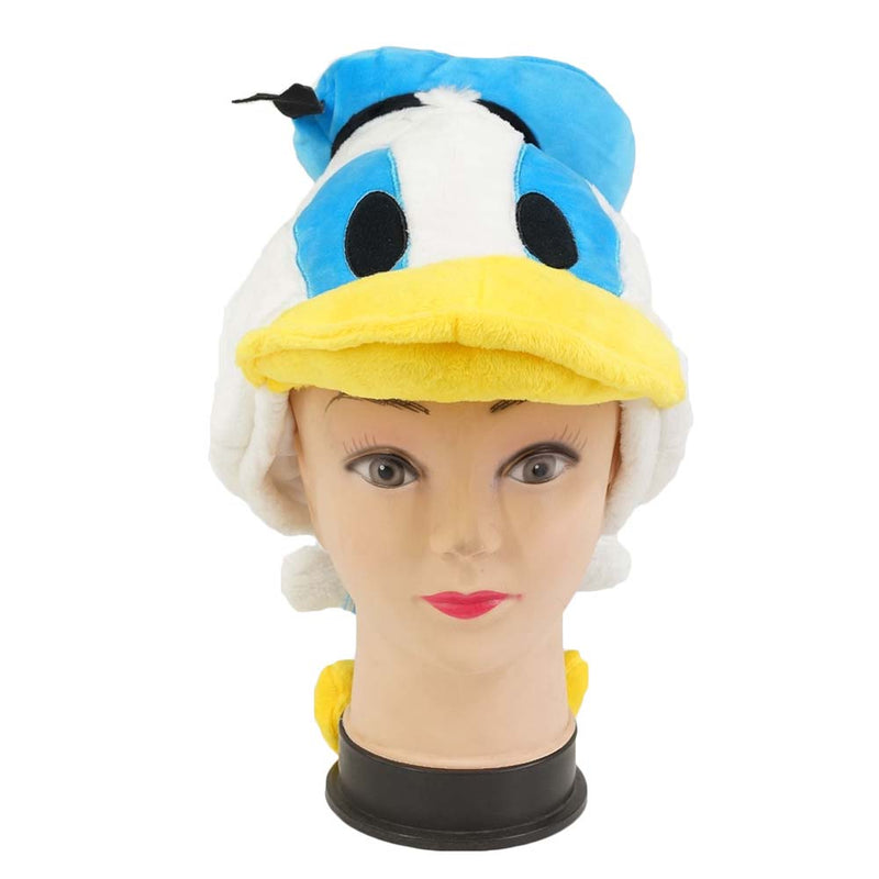 "Don"Donald Fauntleroy Duck Plush Warm Hat Party Funny Cosplay Prop