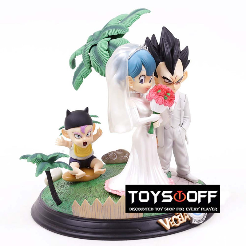 Dragon Ball Bejita Yonsei Family Wedding Day Action Figure Toy 22cm