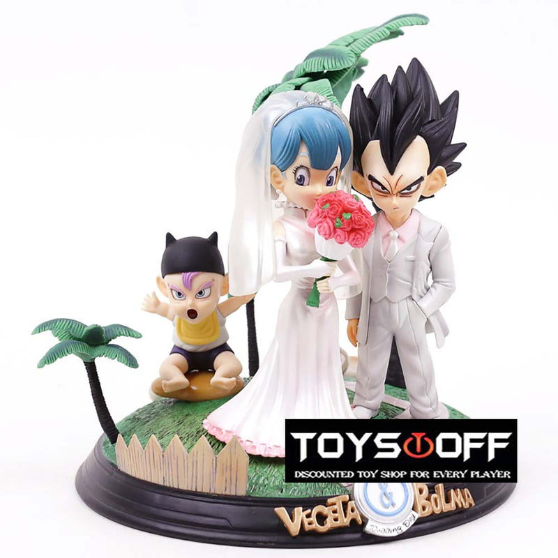 Dragon Ball Bejita Yonsei Family Wedding Day Action Figure Toy 22cm