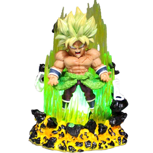 Dragon Ball Broli Action Figure Model Toy with Light 15cm